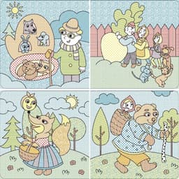 Приказки — оцветяване с вода