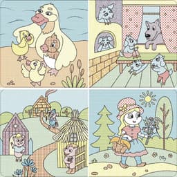 Приказки — оцветяване с вода